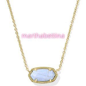 Elisa Gold Short Pendant Necklace